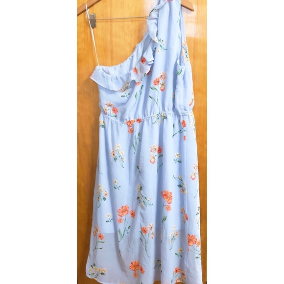 Who What Wear Dresses & Skirts - Light Blue Floral Dress